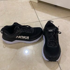 Hoka Black and White Women's Shoes